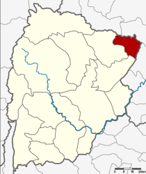 Distretto di Ban Thaen – Mappa