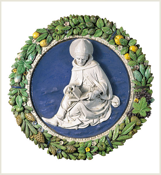 File:Andrea Della Robbia San Agustin Colección Carmen Thyssen-Bornemisza en depósito en el Museo Thyssen-Bornemisza ca 1490.jpg