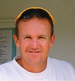 Andy Flower has scored four Test centuries at the Harare Sports Club, more than any other player. Andy Flower.png