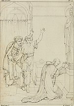 Thumbnail for File:Annales du musée et de l'école moderne des beaux-arts - recueil de gravures au trait, d'après les principaux ouvrages de peinture, sculpture, ou projets d'architecture, qui, chaque année, ont remporté (14593250817).jpg