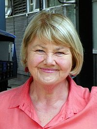 Babe Smith, played by Annette Badland (pictured), revealed Stan's cancer to his family. Annette Badland 2016.jpg