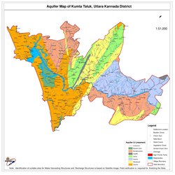 Mapa Taluk de Kumta