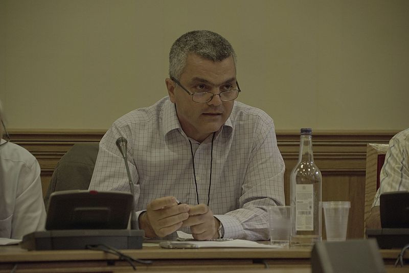 File:Ara Sarafian at a UK parliamentary event on Turkish politics 2.jpg