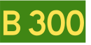 Australian Alphanumeric State Route B300.svg