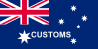 Vlag van de Australische douane.