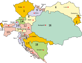 rakousko uhersko 1914 mapa Zánik Rakousko Uherska – Wikipedie rakousko uhersko 1914 mapa