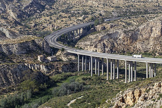 Autovía del Mediterráneo A-7 Rambla de los Chopos