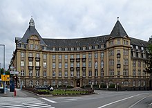 Former seat of the ECSC on Place de Metz in Luxembourg, now Banque et Caisse d'Épargne de l'État