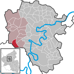 Läget för Bad Bertrich i Landkreis Cochem-Zell