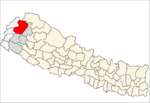 Bajhang bölgesi location.png