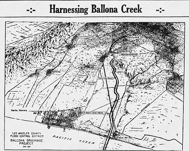 "Ballona Drainage Project, September 1934"