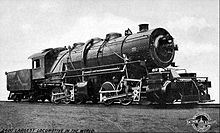 "Old Maude" from a Baltimore and Ohio postcard. Baltimore and Ohio Old Maude mallet locomotive.JPG