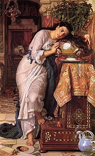 <i>Isabella and the Pot of Basil</i> Painting by William Holman Hunt