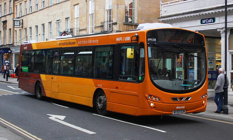 File:Bath Great Pulteney Street - First 69458 (WX59BZM).JPG