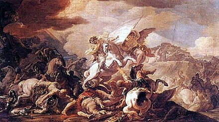 The Battle of Clavijo by Corrado Giaquinto