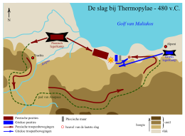 480 V.chr. Slag Bij Thermopylae