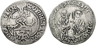 Bauerngroschen, c. 1477/1481, undated (2.61 g; 28 mm diameter; silver) Bauerngroschen 1477, Goslar, CNG.jpg