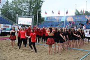 Deutsch: Beachhandball Europameisterschaften 2019 (Beach handball Euro); Tag 6: 7. Juli 2019 – Siegerehrungen English: Beach handball Euro; Day 6: 7 July 2019 – Medal ceremony