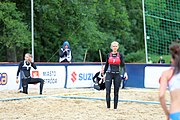 Deutsch: Beachhandball Europameisterschaften 2019 (Beach handball Euro); Tag 6: 7. Juli 2019 – Platzierungsspiele Rang 9-12 (9-10) Frauen, Russland-Deutschland 2:0 (28:24, 22:18) English: Beach handball Euro; Day 6: 7 July 2019 – Placement Match 9-12 (9-10) Women – Russia-Germany 2:0 (28:24, 22:18)