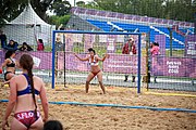 Deutsch: Beachhandball bei den Olympischen Jugendspielen 2018; Tag 6, 11. Oktober 2018; Mädchen, Platzierungsrunde - Amerikanisch Samoa-Hongkong 0:2 English: Beach handball at the 2018 Summer Youth Olympics at 11 October 2018 – Girls Consolation Round – American Samoa-Hong Kong 0:2