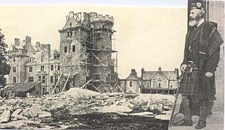 Beaufort Castle, Scotland Baronial style mansion built in 1880 and incorporating older building work