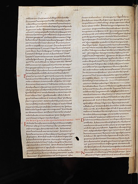 File:Bern, Burgerbibliothek, Cod. 4, f. 19v – Biblia latina (Vulgata, Part 2 Solomon to Apocalypse (incomplete).JPG