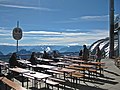 Deutschlands höchster Biergarten auf dem Gipfel der Zugspitze (2964 m) [3]