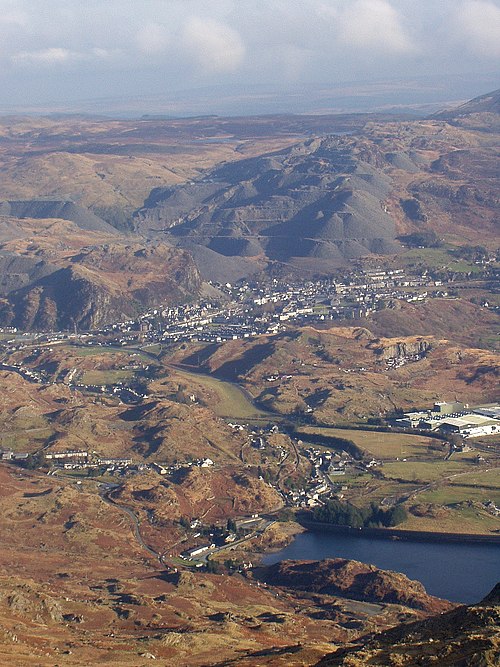 Blaenau Ffestiniog, where Powys lived from 1955 until he died in 1963