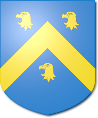 Escutcheon of the Aubrey baronets of Llantrithyd Blazon of Aubrey Baronets of Llantrithyd (1660).svg