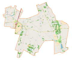 Mapa lokalizacyjna gminy Brójce