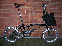 Una Brompton desplegada