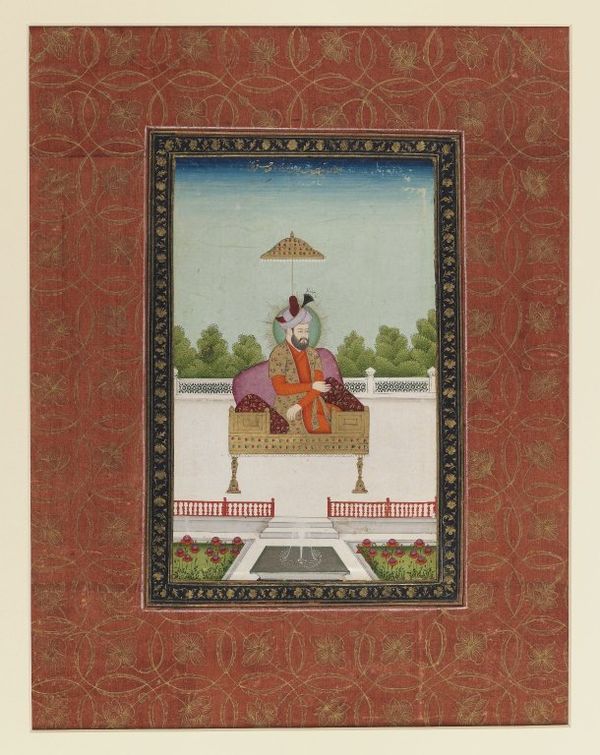 A miniature of Miran Shah, from the collection of the Brooklyn Museum