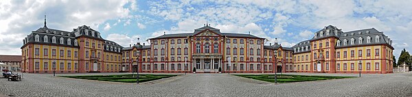 Panoramic view of the courtyard