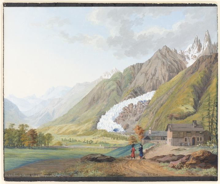 CH-NB - Arveyron, Source de l'Arveyron und Glacier des Bois - Collection Gugelmann - GS-GUGE-LINCK-A-2