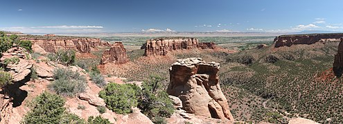 Independence monument in Colorado National Monument