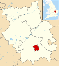 Cambridge prikazan v Cambridgeshire