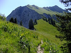 Vedere a Capului au Moine din nord-vest.