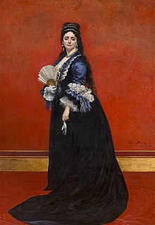 Carolus-Duranin muotokuva Marie Rattazzista vuonna 1872