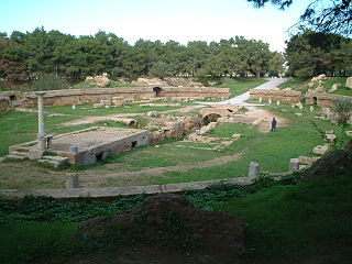 <span class="mw-page-title-main">Carthage amphitheatre</span> UNESCO World Heritage Site in Tunis Governorate, Tunisia