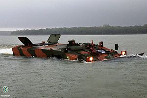 Guarani in amphibious operation