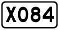 China County Road X084.svg