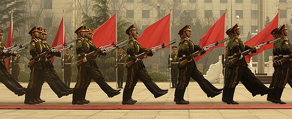 The PLA Honor Guard in Beijing, 2007