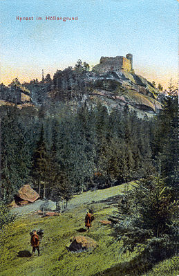 The Kynastburg in the early 20th century