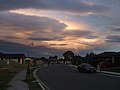 Clouds over East Clive at Sunset