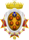 Coat of arms of the Grand Duchy of Tuscany (1562-1737).svg