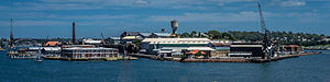 former Cockatoo Island Dockyard, view from Birchgrove Cockatoo Island New South Wales.jpg