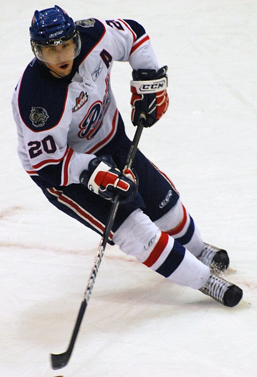 Colten Teubert, drafted 13th overall by the Los Angeles Kings in 2008.