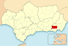 Localização da Alpujarra Almeriense