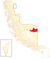 Mapa de Primavera en la Región de Magallanes y Antártica Chilena