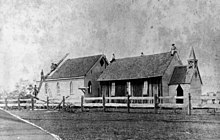 Construction of St. Matthew's Anglican Church at Sherwood Construction of St. Matthew's Anglican Church at Sherwood, ca. 1893.jpg